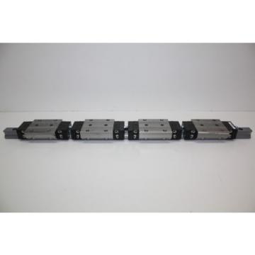 BOSCH REXROTH Linearführung mit 4 Führungswagen R165329320 runner block WARRANTY