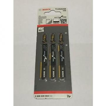 Bosch 2608630663  T118 AHM x3 Jigsaw blades