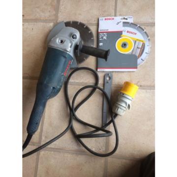 Bosch GWS 22-230 H Electric Grinder Including New Diamond Stone Cutting Disk