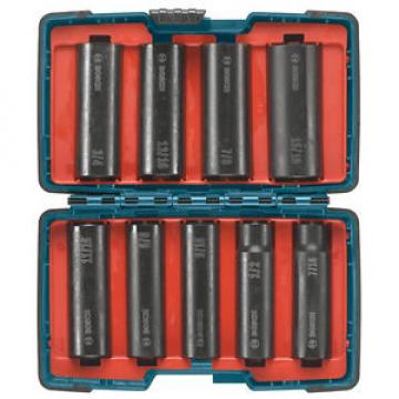 BOSCH 27286 1/2&#034; Drive Deep Socket Set (9 pc)