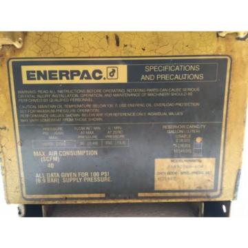 Enerpac PAM9208N-KOR Air Operated  Hydraulic Pump/Power Pack 700 BAR/10,000 PSI