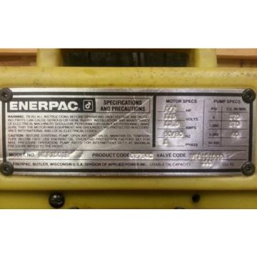 Enerpac Electric Hydraulic Pump Model WER-1501B, 5000 PSI