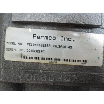 NEW PERMCO HYDRAULIC PUMP # PE124A882SPLSLZA10-45