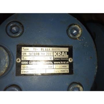 Kral Screw Pump Type KF 85.AAA.000394