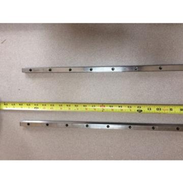 REXROTH  2 Rails  Guide Linear bearing CNC Route  model 7873 7210 13Q 26#034; L x 1/