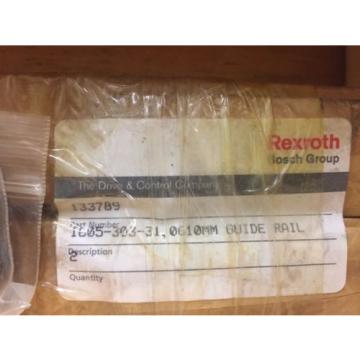 BOSCH REXROTH 1605-303-31, 0610mm GUIDE RAIL linear bearing rail