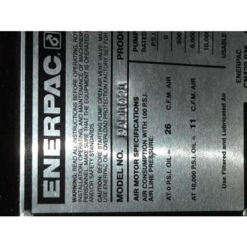 PAM-1021 Rebuilt Enerpac Air/Hydraulic Pump, 10,000psi, 2Way Valve