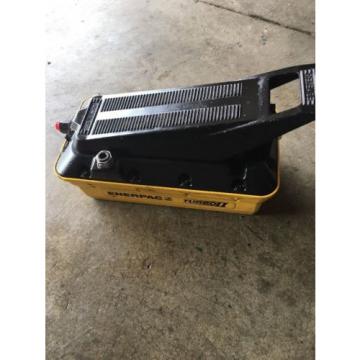 Enerpac PATG1102N air hydraulic foot pump.