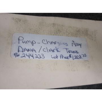 NEW DANA CLARK PUMP CHARGING ASSY # 244223