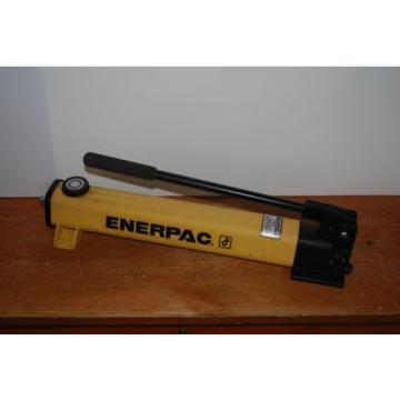 ENERPAC P-202 HYDRAULIC HAND PUMP 10,000PSI 2 SPEED SINGLE ACTING 1/4&#034; NPT NICE