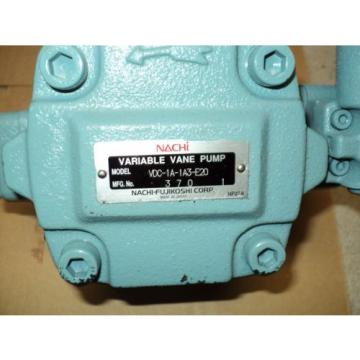 NACHI VDC-1A-1A3-E20 PUMP , HIGH PRESSURE TYPE VARIABLE VOLUME VANE PUMP