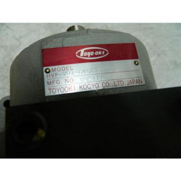 NEW Toyo-Oki HVP-VD1-G45A2-B Hydraulic Pressure Compensated Vane Pump, WARRANTY