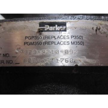 NEW PARKER COMMERCIAL HYDRAULIC PUMP # 323-9210-092