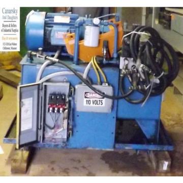 1 USED HYDRAULIC POWER PACK 10 HP MOTOR NACHI PUMP ***MAKE OFFER***