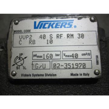 NEW VICKERS VANE PUMP # VVP2-40-S-RF-RM-30-C-RB-10