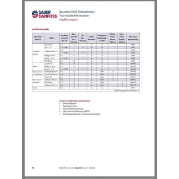 Sauer Danfoss Orbitalmotor OMT 400 Hydraulikmotor 151B0358