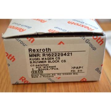 Origin Rexroth R162229421 Size25 Linear Rail Bearing Runner Blocks - THK CNC Router