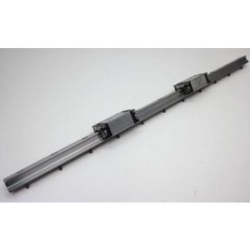 BOSCH REXROTH LINEAR RUNNER BLOCK R162289420 w/ REXROTH GUIDE RAIL, LENGTH 654mm