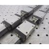 C138462 Lot 2 Rexroth 870mm Linear Slide Rails 4 Bearing Blocks R162219420 483