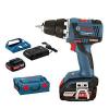 BOSCH TRAPANO A BATTERIA GSR 18 V-CE WIRELESS + 2x 2Ah + L-BOXX 06019D6105