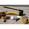 ENERPAC P-392 HYDRAULIC PUMP RCH-302 CYLINDER HC7206 HOSE GA3 BLOCK &amp; GAUGE NEW #4 small image