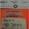 O-Rings -112 Buna N 70 Duro Denison p/n 671-00112  500 pcs #2 small image