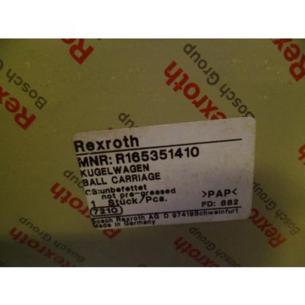 REXROTH R165351410 LINEAR BEARING Origin IN BOX #2 image