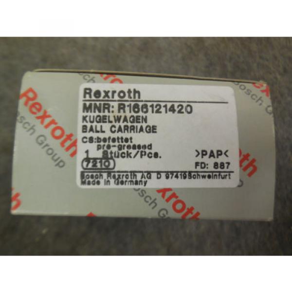 Origin REXROTH LINEAR BEARING # R166121420 #2 image