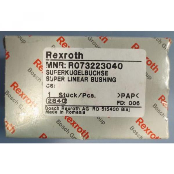 Rexroth Super Linear Bushing Model R073223040 1-1/4#034; Bore 1-3/4#034; OD NIB #1 image