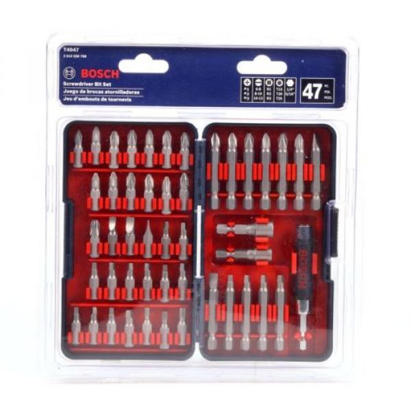 Bosch 47-Piece Screwdriver Bit Set Precision Steel Ratcheting Tool Micro Torx #2 image