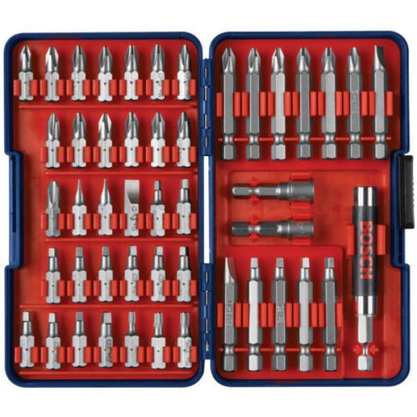 Bosch 47-Piece Screwdriver Bit Set Precision Steel Ratcheting Tool Micro Torx #1 image