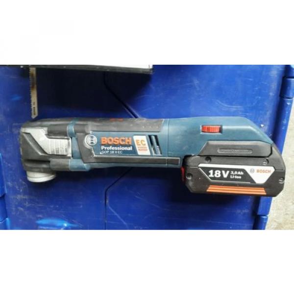 Bosch Jigsaw GST 18V-Li &amp; Multi Cutter GOP 18V-EC  2x Batt #4 image