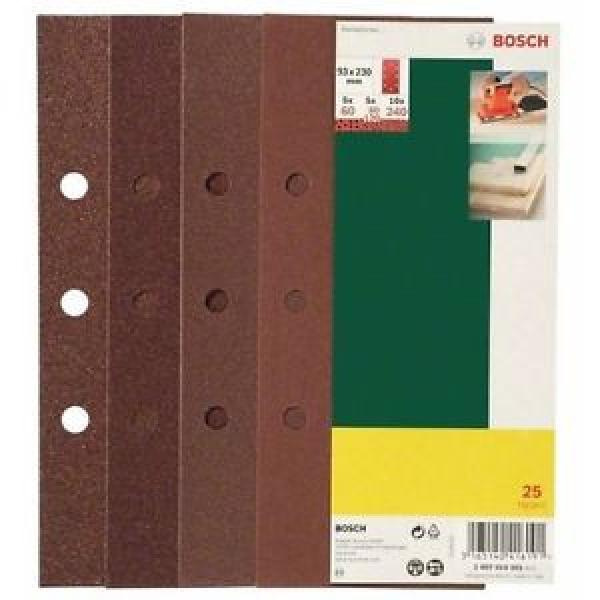 Bosch 2607019501 25 Fogli, Orbitale B&amp;D, 93 x 230 mm, Grana 60-240 #1 image