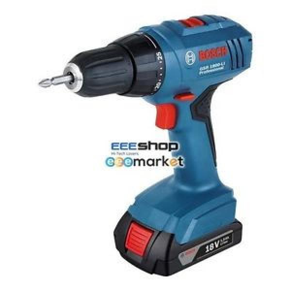 Bosch Akku-Bohrschrauber GSR 1800-LI 06019A8305 #1 image