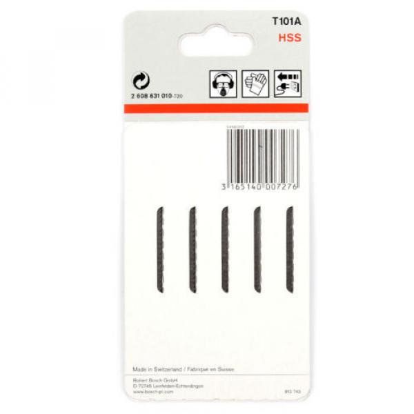 Bosch T101A HSS 100mm Jigsaw Blade 5pc Special for Acrylic T-Shank JigSaw Blades #2 image