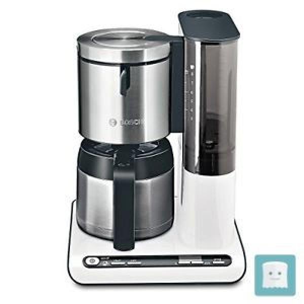 BOSCH TKA8651 DRIP COFFEE MAKER 1.15L 12TAZZE ANTRACITE, BIANCO MACCHINA PER ... #1 image