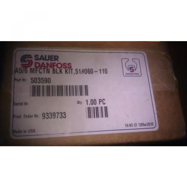 GENUINE SAUER DANFOSS A5/6 MFCTN BLOCK KIT 503590 / 36560103 / 365601 03 #10 image