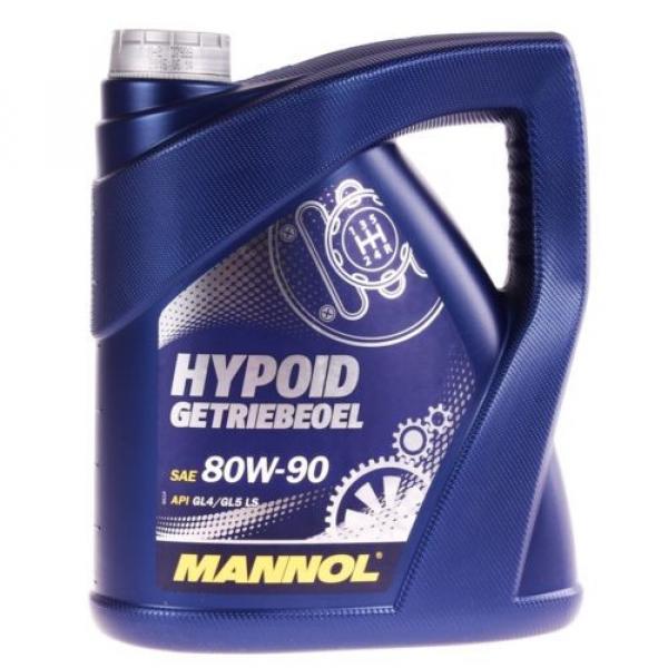 4 Liter 80W-90 Mannol Hypoid Getriebeöl Schaltgetriebe Öl Achsöl API GL4 GL5 LS #1 image