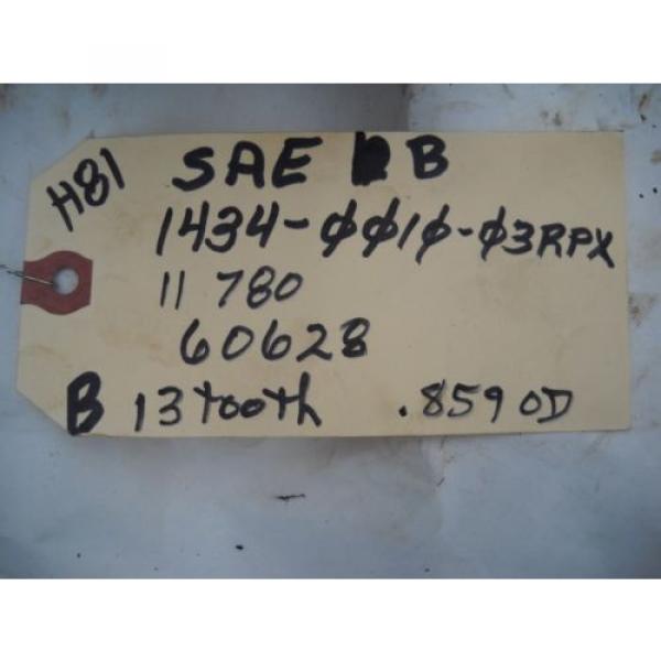 SATOH MITSUBISHI BOLEN SEIKI 1434 HYDRAULIC PUMP SAE B 1434-0010 03RPX #2 image