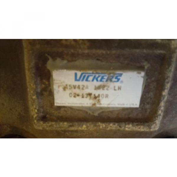 VICKERS VANE PUMP 45V 42A 1A22 LH 02-137140R #4 image