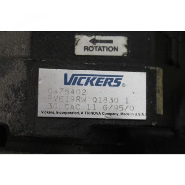 NEW VICKERS HYDRAULIC PUMP PVE19RW-Q1830-1 0475402 #2 image