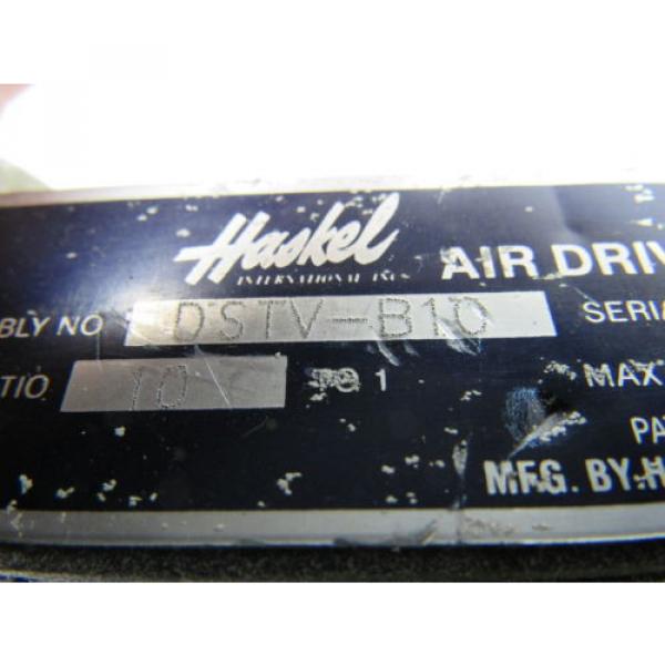 Haskel DSTV-B10 1.5HP Air Driven Hydraulic Liquid Pump 1600 PSI Max #11 image