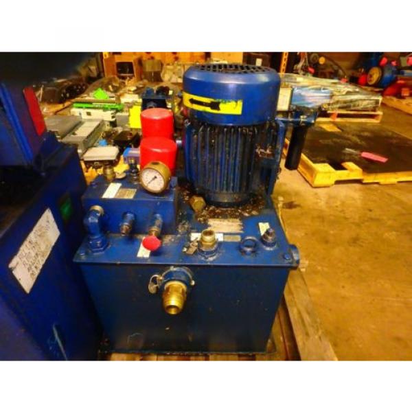 PARKER HYDRAULIC POWER UNIT HPU7072-MD876481_09291_MOTOR: P18G3897A #3 image