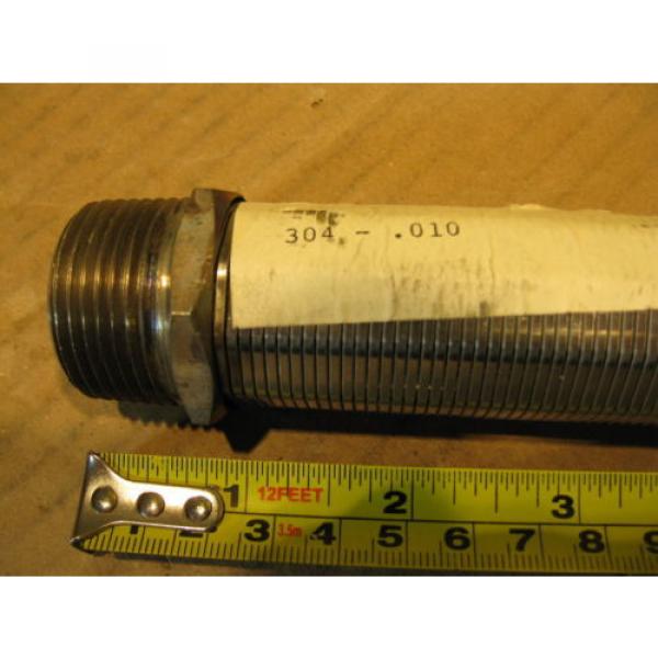 Suction Tube 304 Stainless .010” Mesh Screen Filter Tip 1NPTx12” Pickup Strainer #7 image