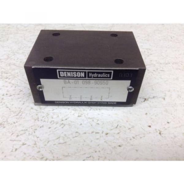 Denison Hydraulics BA-01 098-90950 Block BA0109890950 origin TB #2 image