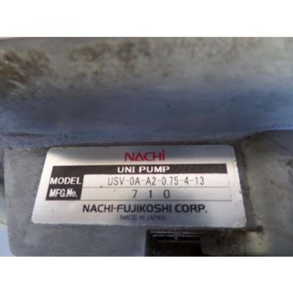 NACHI INDUCTION MOTOR LTIS-NR VBCA-0A4B07 PUMP VDS-0B-1A2-U-10 LOT# 2125M James #5 image