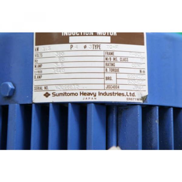 SUMITOMO origin Cyclo Drive CVVMS2-4145-71 Induction Motor TC-F 15KW Ratio 71:1 #2 image