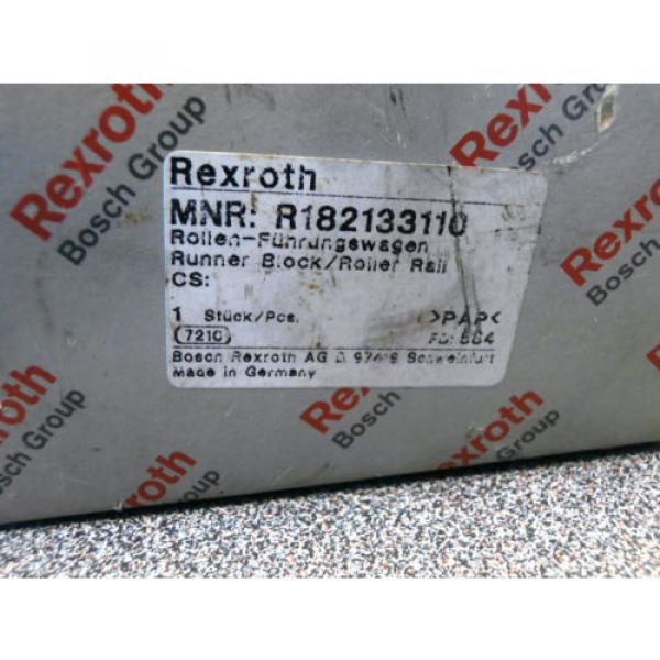 REXROTH  R182133110 ROLLER LINEAR BEARING -- Origin #2 image