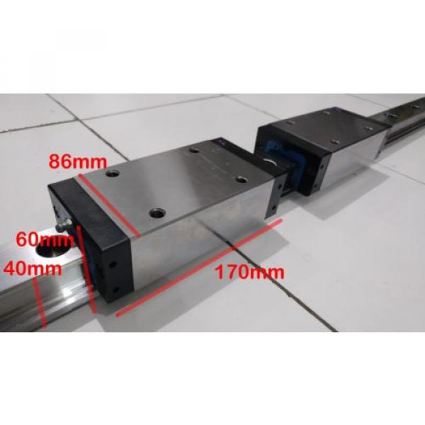 Linear motion guide set R162341210 rail length 1150mm Rexroth #2 image