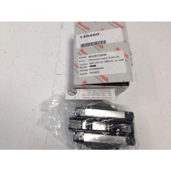 Origin REXROTH R165122420 103 2840 LINEAR RAIL BEARING BLOCKS,3/4#034; RAIL WIDTH T12 #1 image